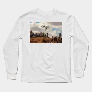 Andreu Lacondeguy Rampage Superman Seatgrab Painting Long Sleeve T-Shirt